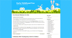 Desktop Screenshot of earlychildhoodfun.com