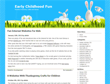 Tablet Screenshot of earlychildhoodfun.com